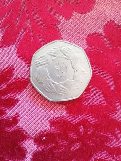 1973 UK 50 Pence Coin