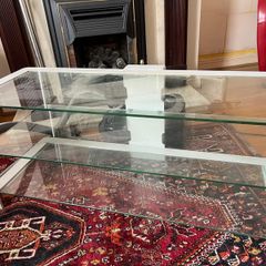 coffee table tv table glass - free