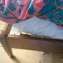 West Elm real wood double bed frame Image 6