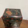 Decorative Chinese Style Lacquered Jewellery Chest with Key Image 4