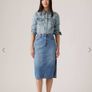 Levi's midi denim skirt Image 2