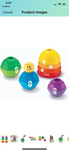 Fisher-Price W4472 Stack and Roll Cups