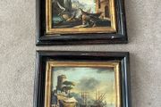 Painting on metal base