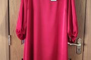 Brand new red satin dress, Size 22
