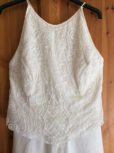 Lace/chiffon dress