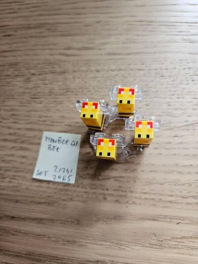 lego minebee01 bee, set 2124, 21165