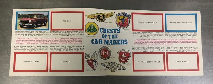 Star Cars 1971 sticker album