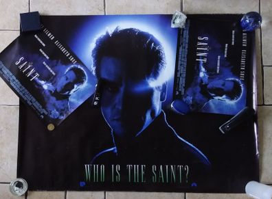 The Saint - Original Vintage 1997 Cinema Poster + (2) Mini Posters