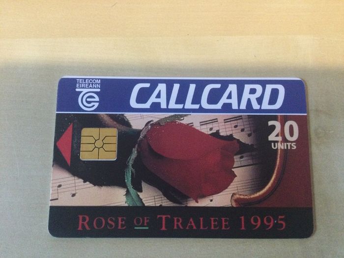 Call card Rose of Tralee