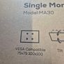 NearHub Single Monitor Desk Mount MA30 Image 3
