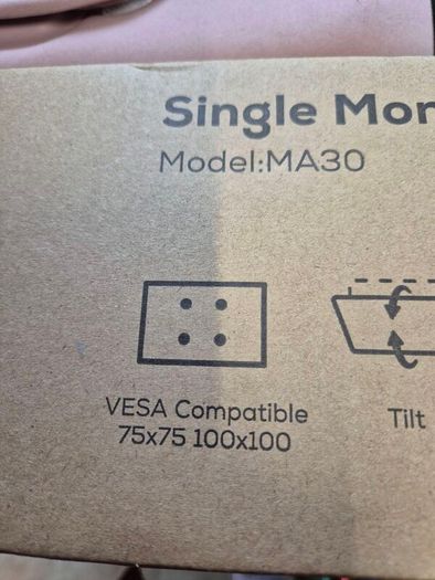 NearHub Single Monitor Desk Mount MA30