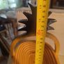 Vintage Equinoccio Pineapple Wooden Accordion or Collapsible Basket Image 6
