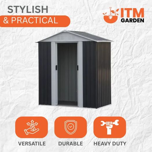 Metal Shed 5x3FT Apex Roof