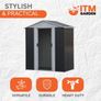 Metal Shed 5x3FT Apex Roof Image 2