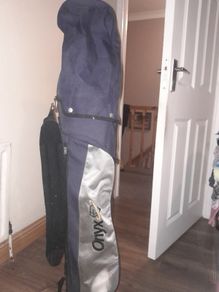 set of golf clubs