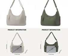 Brand New Corduroy Bag Women's Shoulder Bag Shopper Handbag Tote Bag Large Crossbody shoulder bag.