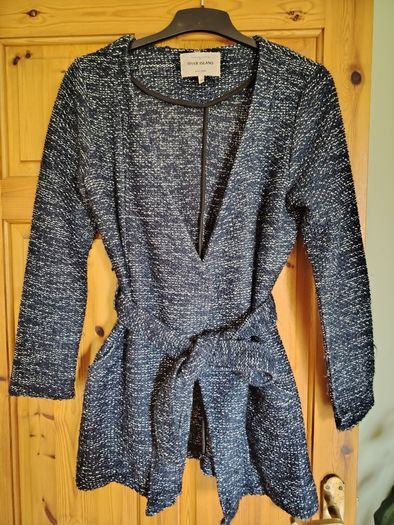 River Island Navy Cardigan/ Coat  Size 14