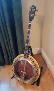 Framus Deluxe Gold Banjo