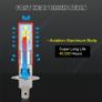 2Pcs H1 H3 LED Bulb Super Bright 12 3535SMD Car Fog Lights 12V 24V 6000K White Driving Day Running Lamp Auto Image 5