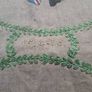 WW1 Embroidered Linen Tray Runner and Tea Cosy Image 4