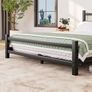 Floor 4ft6 Bed Frame With Headboard Image 4