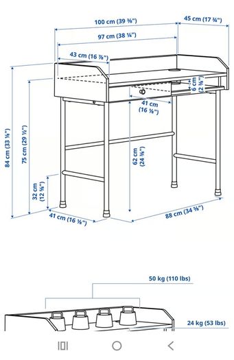 Ikea Hauga Desk