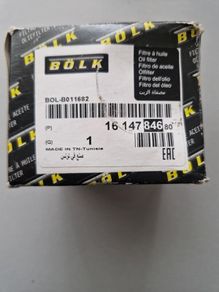 BOLK BOL B011682 Oil Filter Renault / Dacia / Nissan BNIB