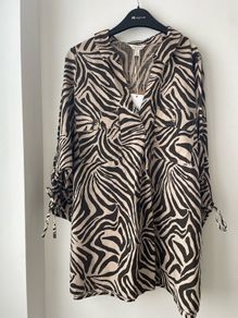Monsoon Animal print top size 16 New