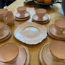Bone China Vintage Blush  Pink Tea Set Image 5