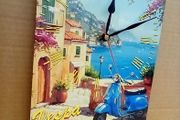 Vespa Scooter wall clock