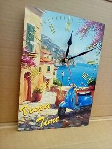 Vespa Scooter wall clock