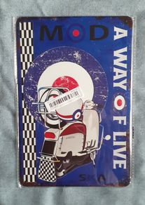 Mod tin sign