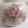 Beautiful Cream-Earthenware Clay Teapot with A Pink Floral Motif - Pattern Number 5412, No Backstamp, Most Likely Carrig Ware Image 9
