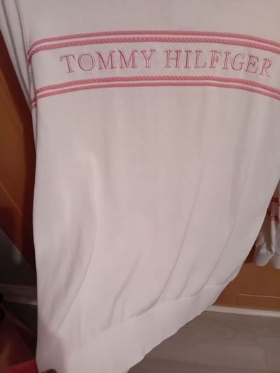 Tommy Hilfiger Cotton Knit Jumper - Size S UK 8 to 10 - BNWT RRP 130