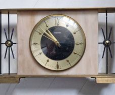 Vintage Metamec Sputnik Mantel Clock