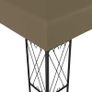 Gazebo 3x4 m Taupe Fabric Image 2