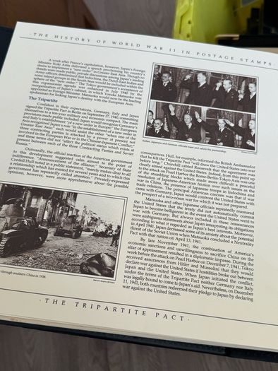 The History of World War II in post stamps