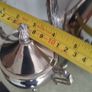 Vintage Leonard 5 Piece Silver plate Teapot, Sugar B0wl. Creamer / milk jug. Image 6