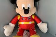 Disney Mickey Mouse Racer Soft Toy