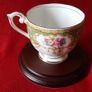 For Collectors Antique Queen Anne Regency Green Fine Bone China Gold Gilt Cabinet Tea Set Trio Made In England Image 5