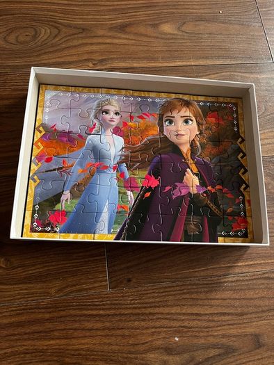 Frozen puzzles x 4 age 4+ 42 pieces each