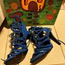 Price drop MISO Blue Rope-Lace Heeled Sandals Size UK 7 / EU 40 Image 3