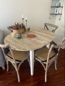 Dining table and chairs