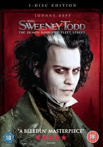 Sweeney Todd The Demon Barber Of Fleet Street (Brand New & Sealed) (DVD)
