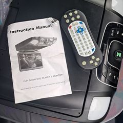 Flip down dvd player & monitor