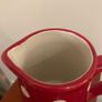 Laura Ashley small red polka dot milk - cream jug Image 2