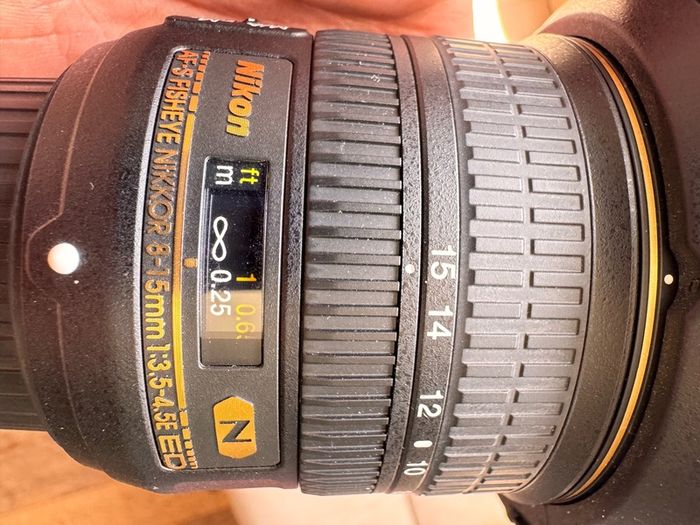 Nikon Af-s Fisheye Nikkor 8-15mm F/3.5-4.5 E Ed Lens