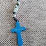 Medugorje rosary beads hand knotted with wooden cross crucifix in good condition with no issues FREE STANDARD POSTAGE INCLUDED Image 2