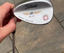 Left handed Titleist 60 degree wedge
