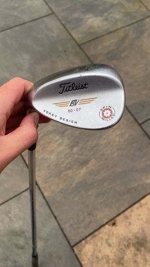 Left handed Titleist 60 degree wedge